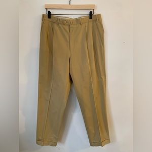 Vintage tan dress pants from Ermenegildo Zegna